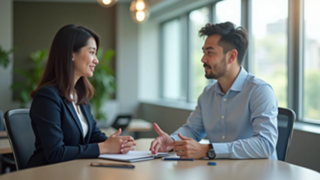 Financial advisor explaining liquid asset options and emergency fund strategy to a Malaysian client