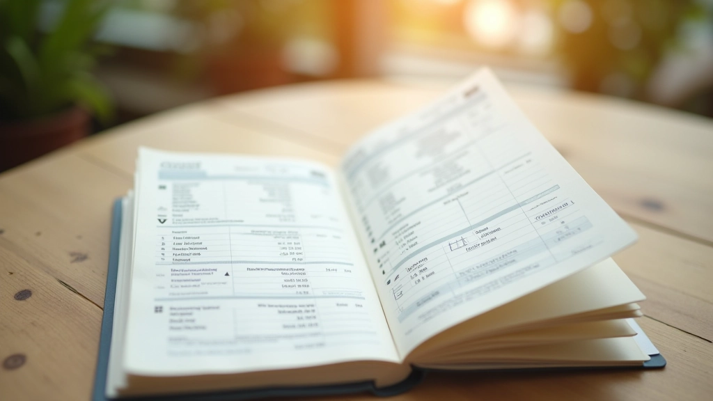 Bank passbook open showing deposit records and transaction history